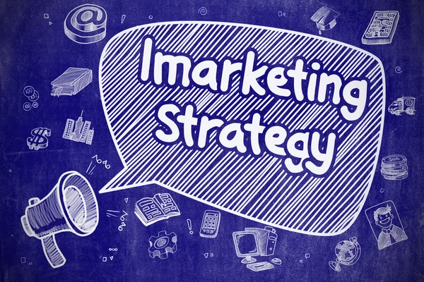 Estrategia de Imarketing - Concepto de negocio . —  Fotos de Stock