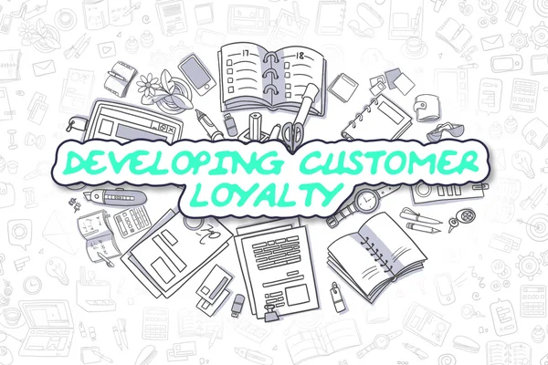 Developing Customer Loyalty - Business Concept.