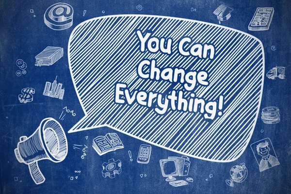 You Can Change Everything - Business Concept. — 스톡 사진