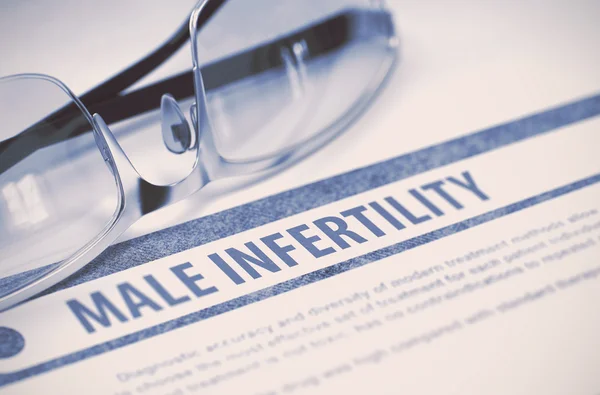 Male Infertility. Medicine. 3D Illustration. — ストック写真