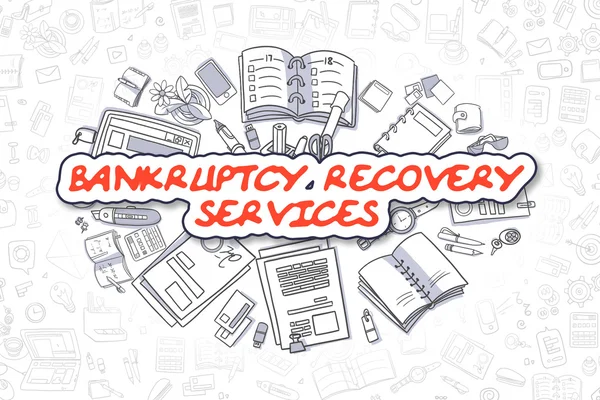 Bankruptcy Recovery Services - Business Concept. — Stock fotografie