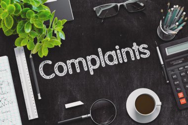 Siyah Kara tahta şikayeti ile. 3D render.