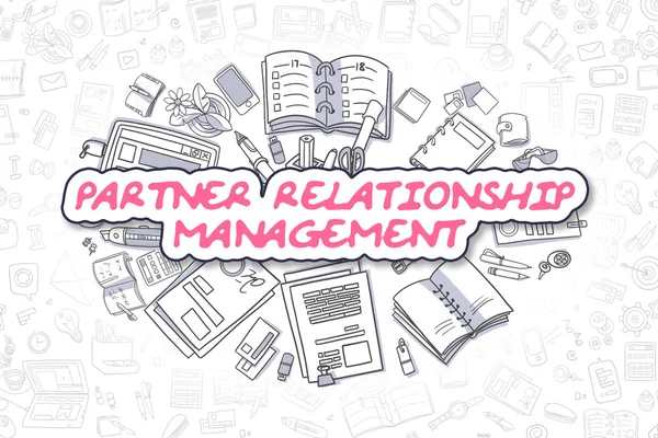 Partner Relationship Management - concetto di affari. — Foto Stock