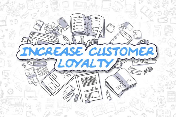 Aumentar a lealdade do cliente - Conceito de negócio . — Fotografia de Stock