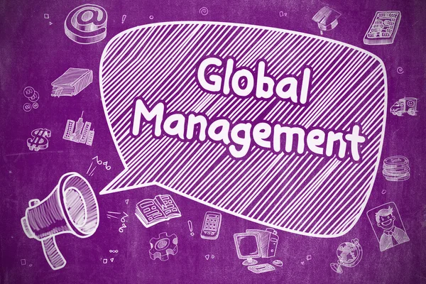 Global Management - businessconcept. — Stockfoto