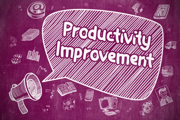 Mejora de la productividad - Concepto de negocio . — Foto de Stock