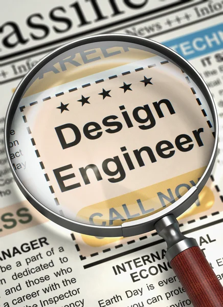 Design Engineer Join Our Team. 3D. — Stock Photo, Image