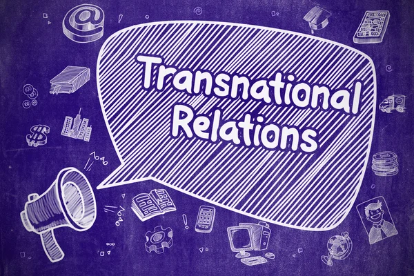 Transnational Relations - Business Concept. — Stock Photo, Image