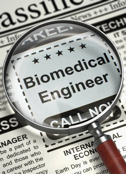 Jsme nájem biomedicínský inženýr. 3D. — Stock fotografie