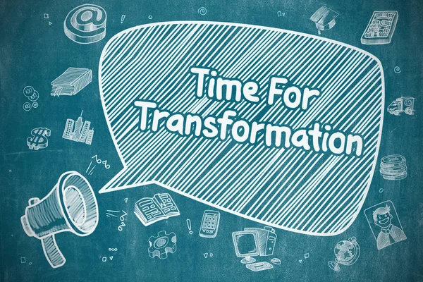 Время для трансформации - концепция бизнеса . — стоковое фото