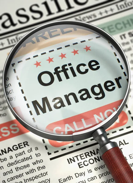 Office Manager Joignez-vous à notre équipe. 3D . — Photo
