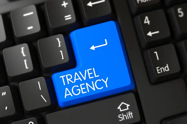 Travel Agency - moderne toets. 3D. — Stockfoto