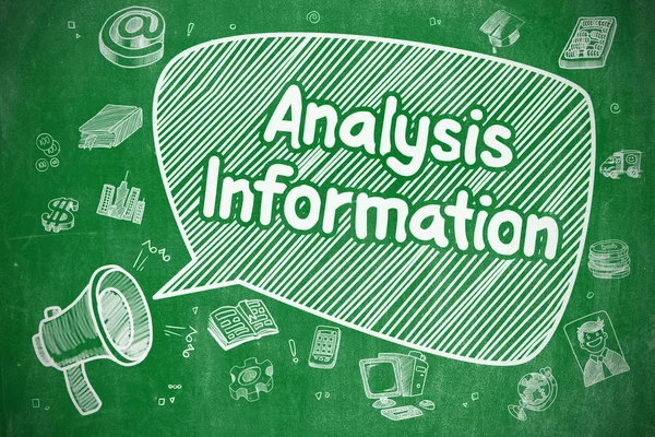 Analizy informacji - koncepcja biznesowa. — Zdjęcie stockowe