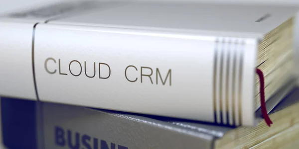 Název Cloud knihy 3d Crm.. — Stock fotografie