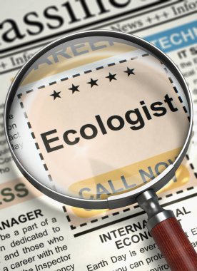 Şimdi Kiralama ekolojist. 3D.