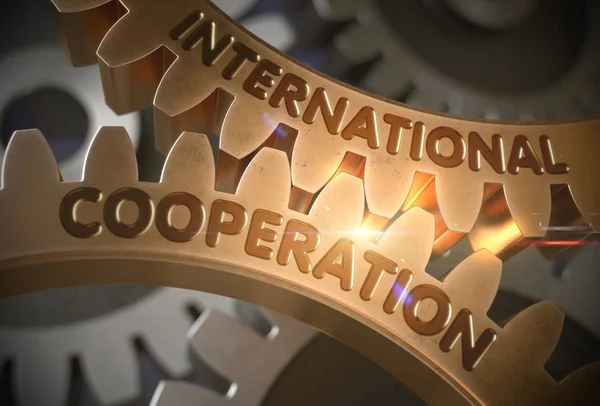 Mezinárodní spolupráce. 3D. — Stock fotografie