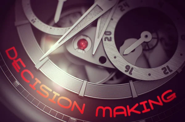 "Decision Making on the Old Watch Mechanism". 3D . — Photo