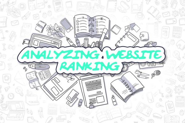 Analyzing Website Ranking - Business Concept.