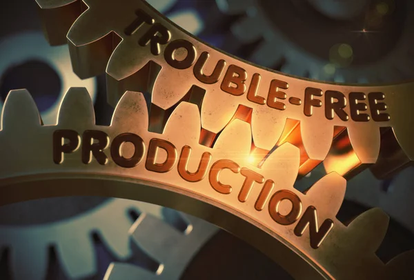Trouble-Free Production. 3D. — Stock Photo, Image
