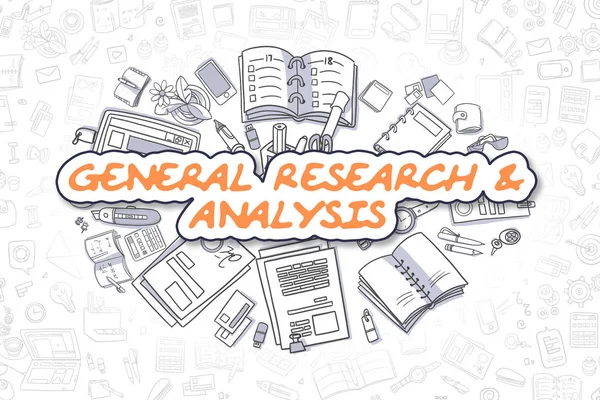 General Research And Analysis - Business Concept. — Stock Photo, Image