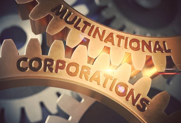 Multinacionális vállalatok. 3D. — Stock Fotó
