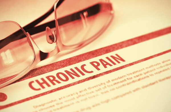 Diagnosis - Chronic Pain. Medical Concept. 3D Illustration. — Stock Photo, Image