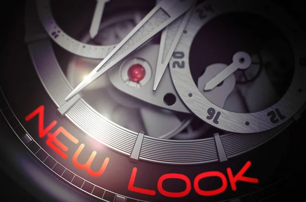 New Look on the Fashion Watch Mechanism. 3D. — Stock Photo, Image