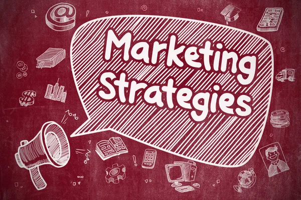 Marketingstrategien - Geschäftskonzept. — Stockfoto