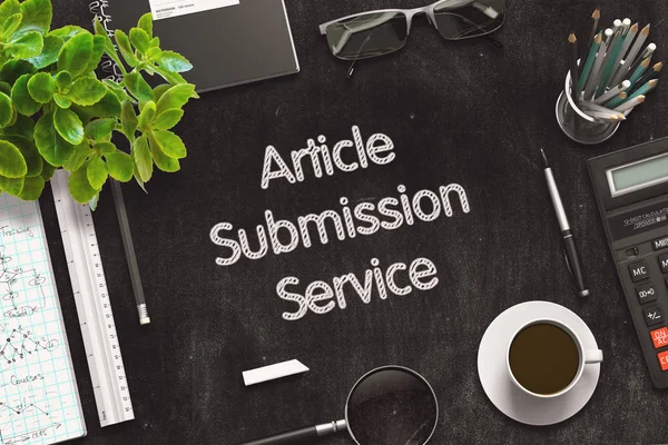 Artikel Submission Service Concept. 3D render. — Stockfoto