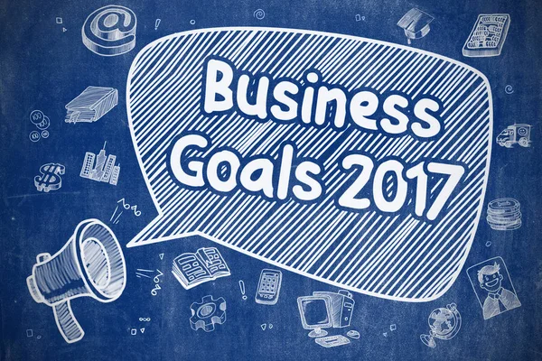Επιχειρηματικών στόχων 2017 - επιχειρηματική ιδέα. — Φωτογραφία Αρχείου