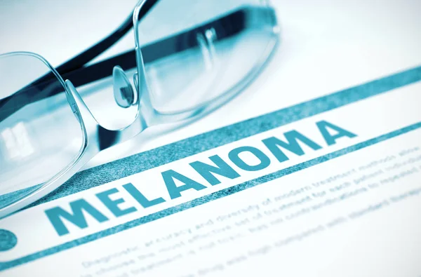 Diagnosis - Melanoma. Medical Concept. 3D Illustration. — Stock Photo, Image