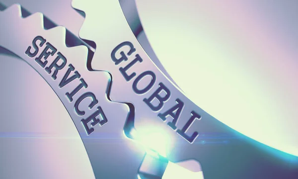 Serviciul Global pentru Mecanismul Uneltelor Metalice. 3d . — Fotografie, imagine de stoc