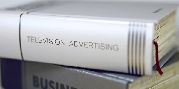 Titre du livre Television Advertising. 3d . — Photo