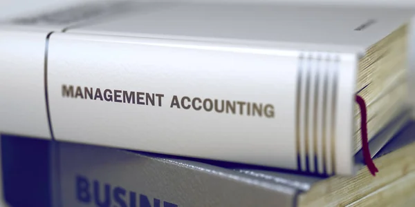 Management Accounting Concept. Book Title. 3d. — Stock Photo, Image