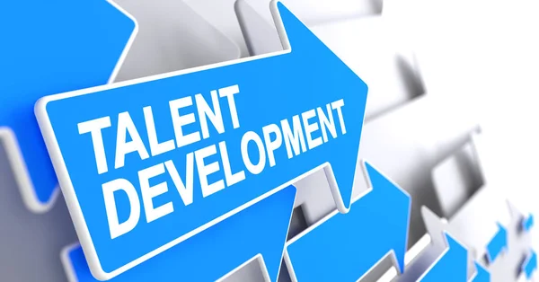 Talent Development - Message on Blue Cursor. 3D. — Stock Photo, Image