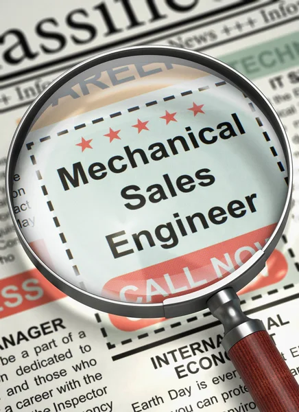 Ingénieur des ventes mécaniques Joignez-vous à notre équipe. 3D . — Photo