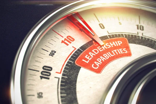 Capacidades de liderazgo - Concepto de modo de negocio. 3D . —  Fotos de Stock