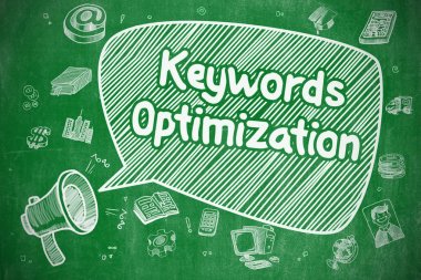 Anahtar kelime optimizasyon - iş kavramı.