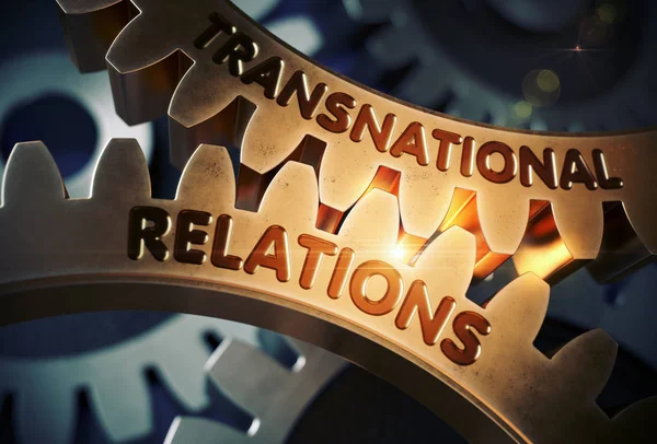 Transnational Relations. 3D. — 图库照片