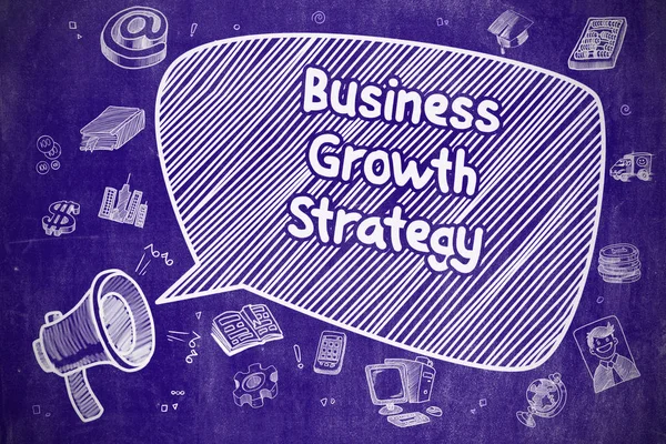 Estrategia de crecimiento empresarial - Concepto empresarial . —  Fotos de Stock