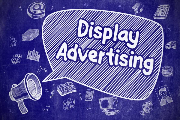 Display Advertising - businessconcept. — Stockfoto