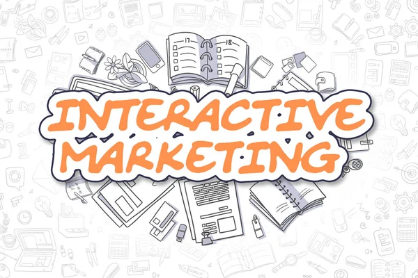 Interactive Marketing - Business Concept. — Stock Photo, Image