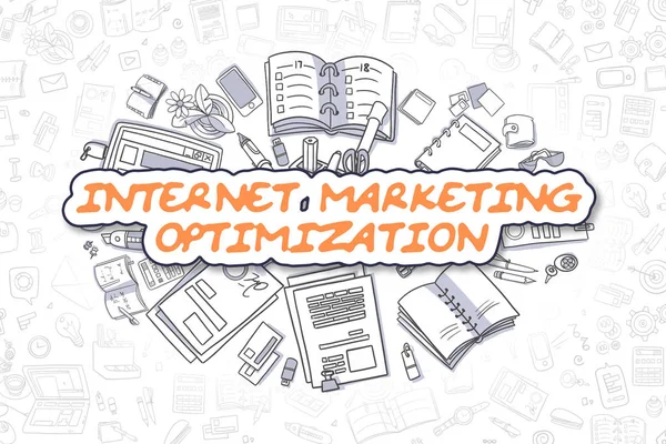 Internet Marketing optimalizálás - üzleti koncepció. — Stock Fotó