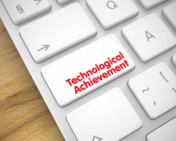 Technological Achievement - Keyboard Button. 3D. — Stock Photo, Image