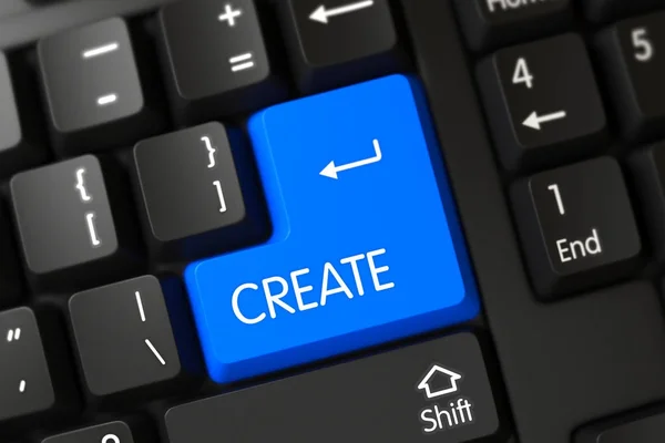 ««Create - Computer toetsenbord. 3D. — Stockfoto