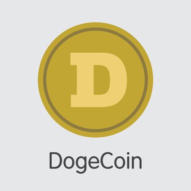 Dogecoin - Cryptocurrency Logo.