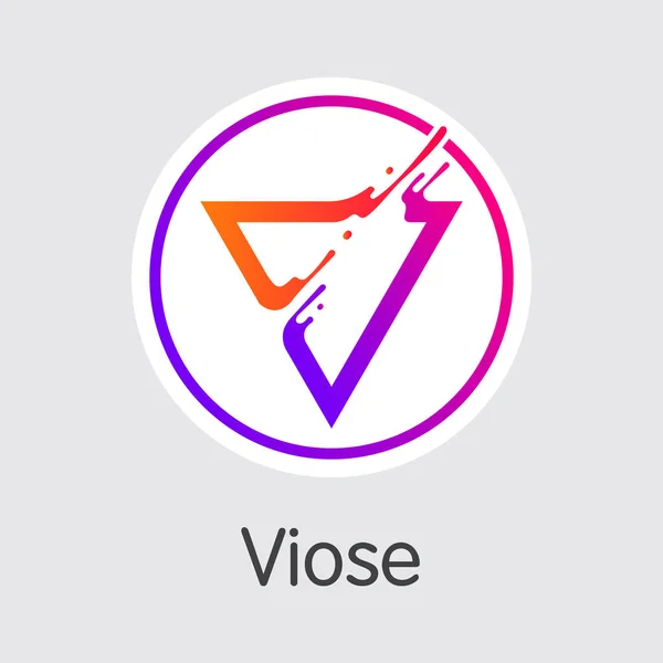 Voise Cryptographic Moneda. Elementul Vectorial al VOISE . — Vector de stoc
