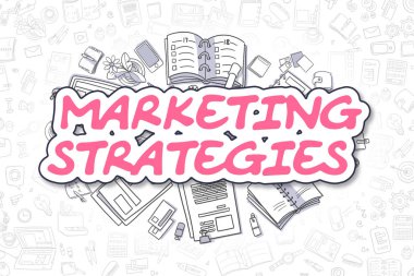 Pazarlama stratejileri - iş kavramı.