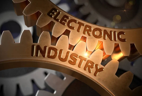 Elektronische industrie. 3D. — Stockfoto