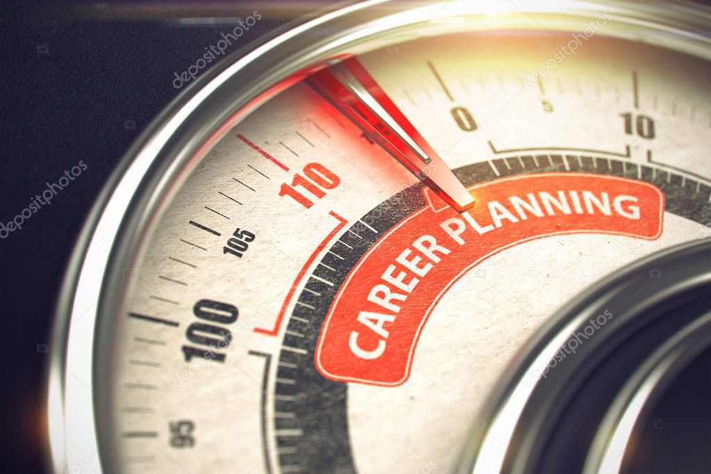Career Planning - Business or Marketing Mode Concept. 3D.